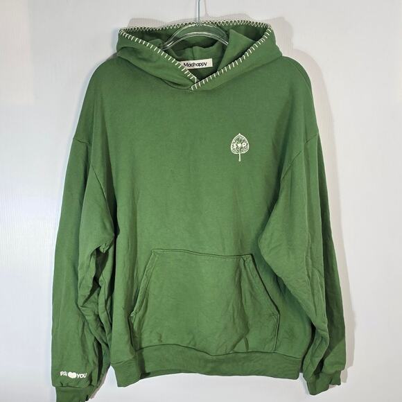 Madhappy Tops - Madhappy Exclusive 2024 Aspen Green Hoodie 100% Cotton Made in USA M